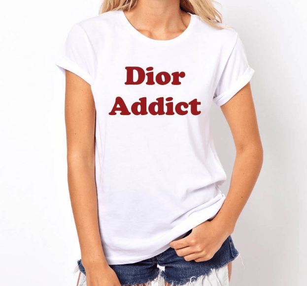 Image of Dior Addict T-Shirt in White