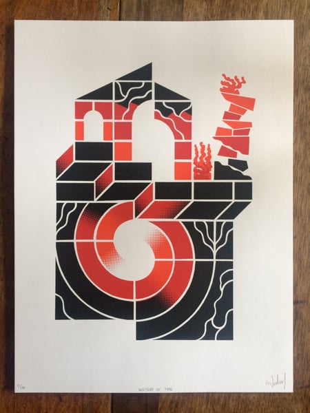 Image of Weight Of Time Screen Print