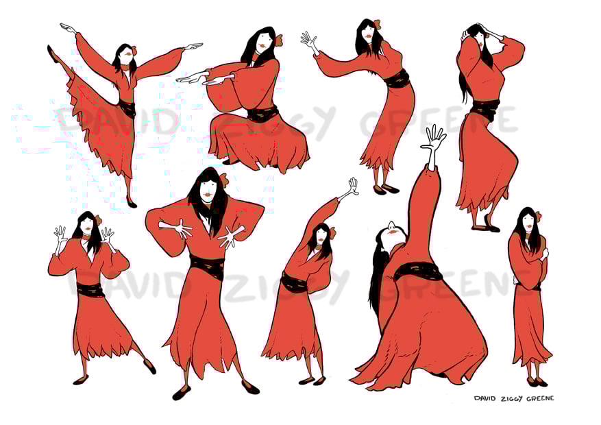 Kate Bush Wuthering Heights print | David Ziggy Greene