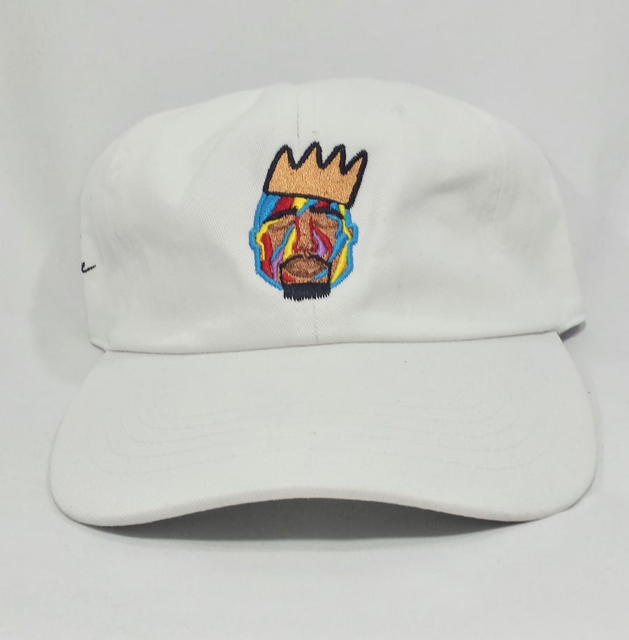 Image of White Unisex KING PAC cap . 