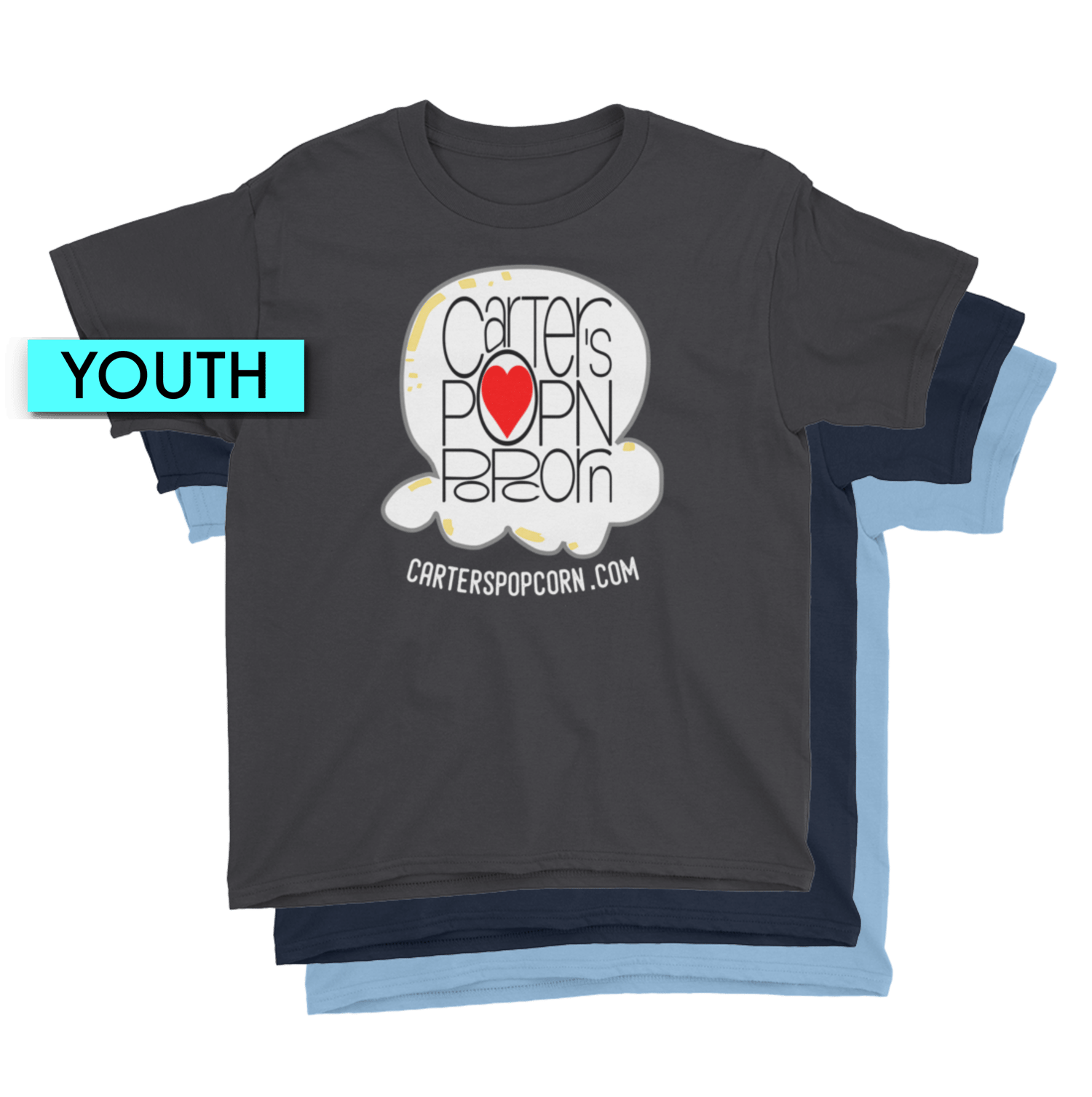 Image of Carter's Pop'N Popcorn - Youth Tee