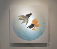 Image 4 of Goldfish Mermaids Original Paintings