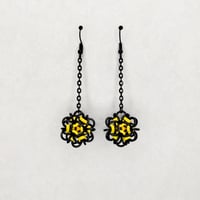 Bumblebee Dodecahedron Earrings