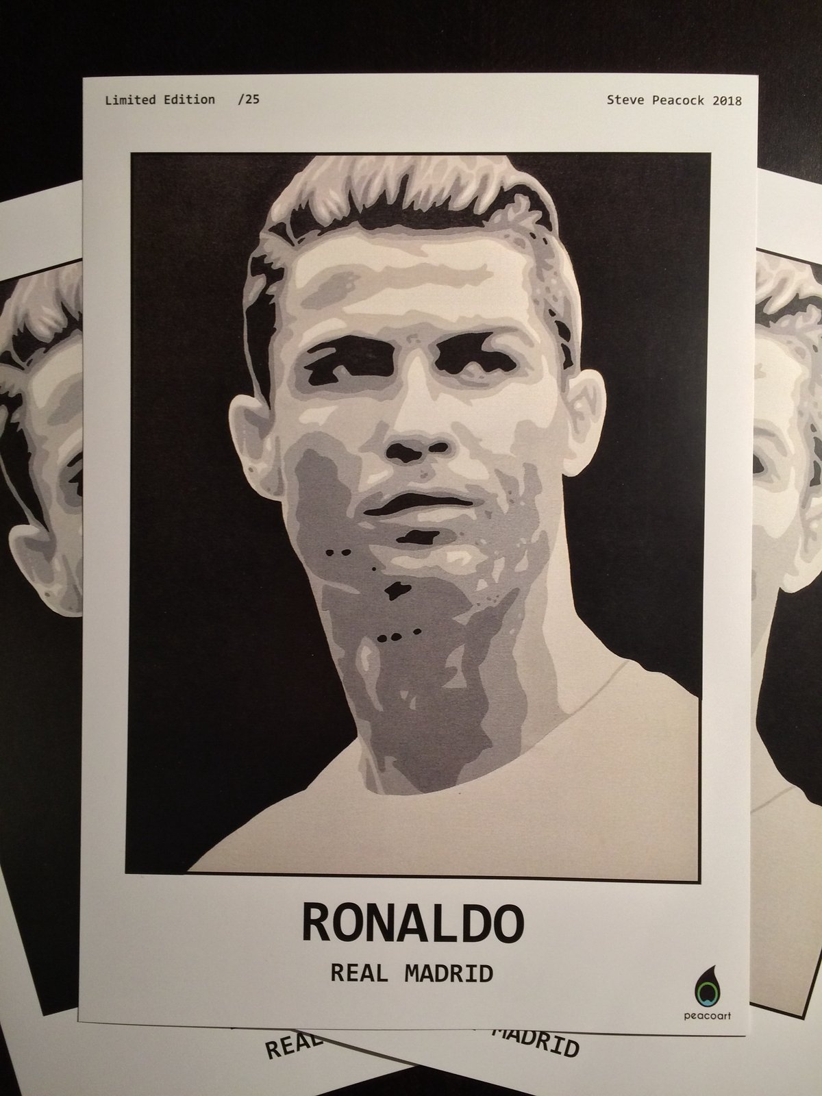 Image of Ronaldo, Real Madrid - A4 print