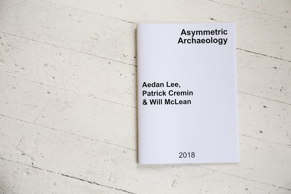 Image of Asymmetric Archaeology exhibition publication