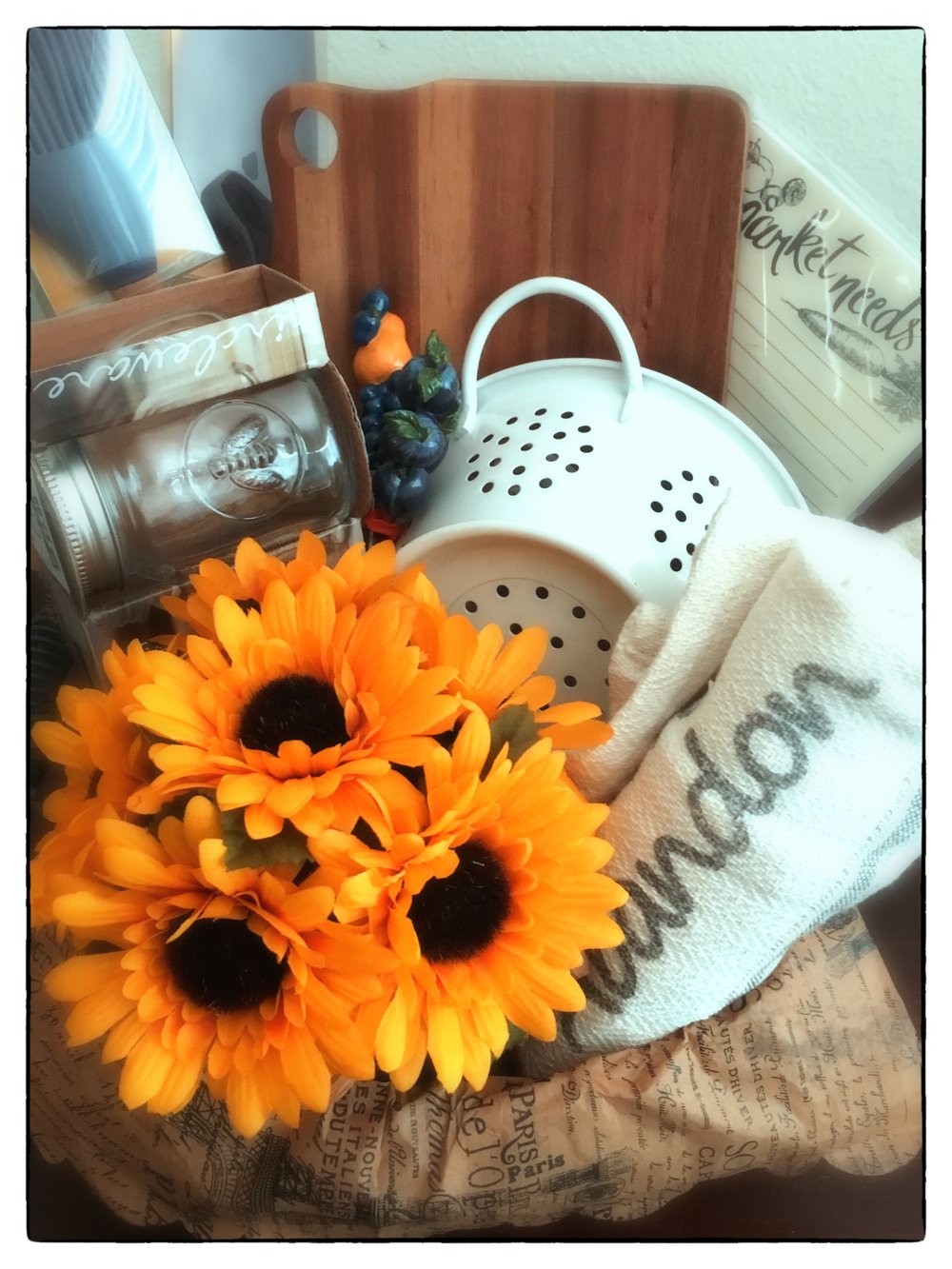 Image of French Table: Sunflower Fields