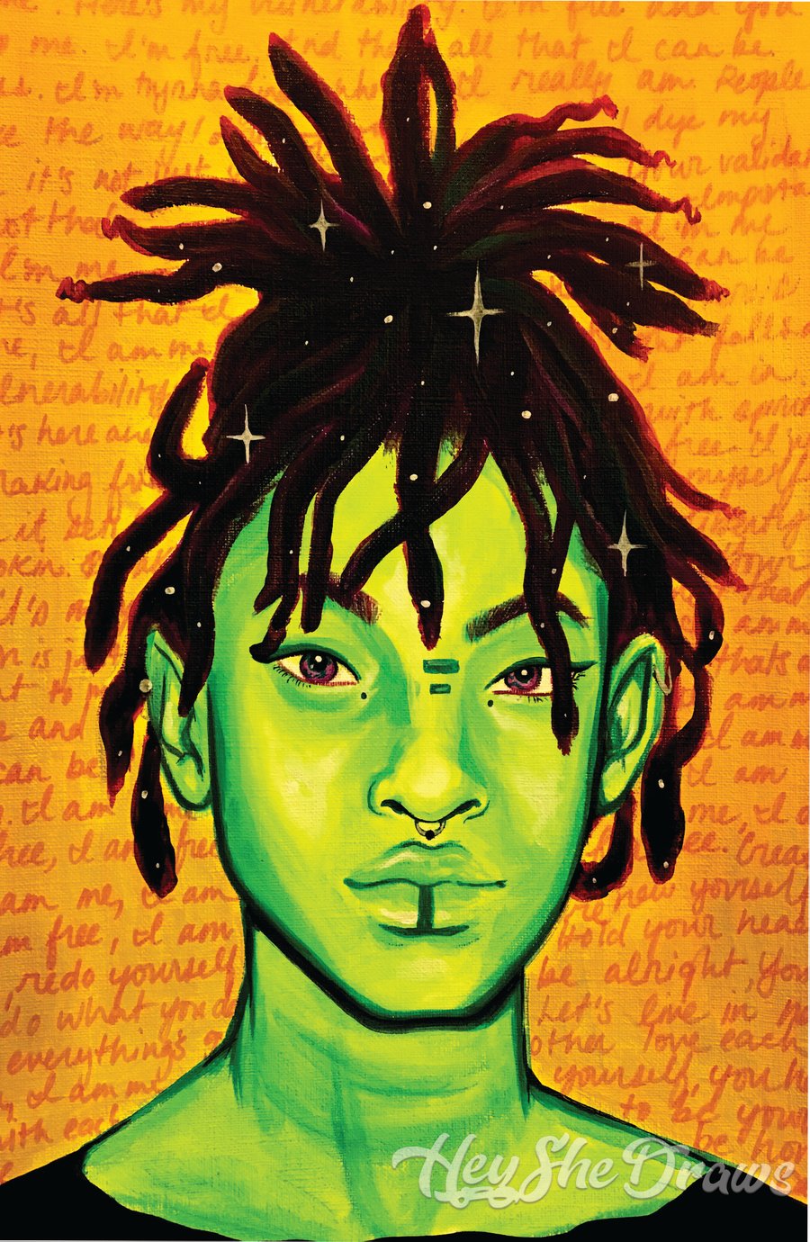 Image of "GREEN GODDESS" Print (Matte or Holo)