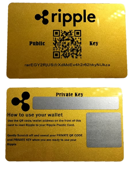Image of Ripple Wallet Card - Secure XRP Storage