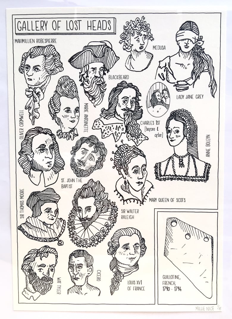 Image of Gallery of Lost Heads, Print