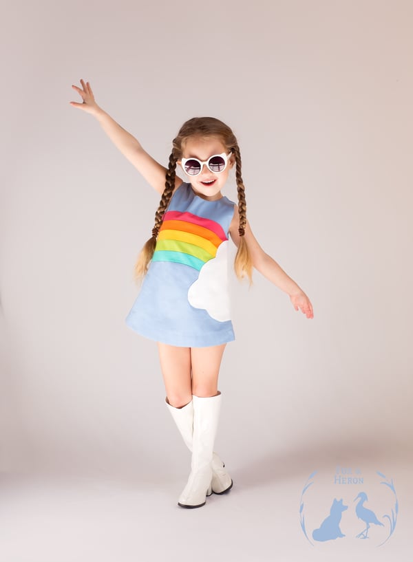 Image of Rainbow Mod dress