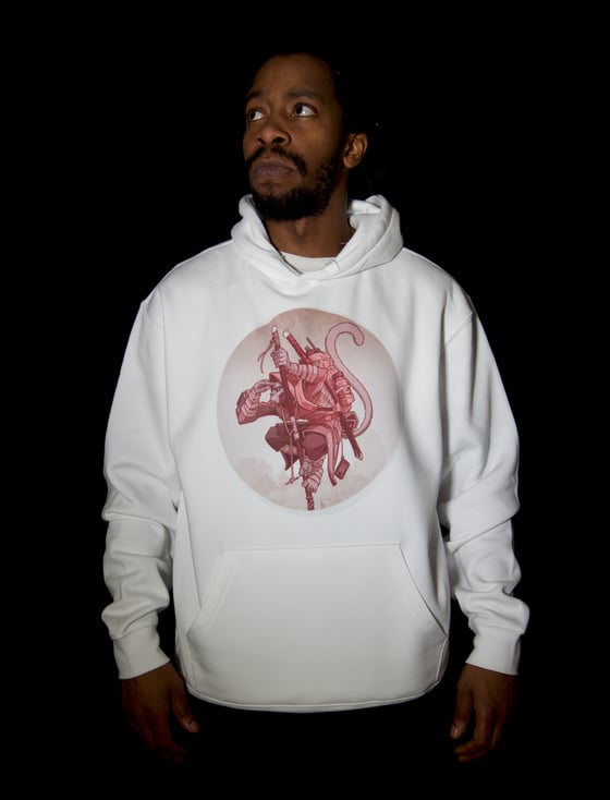 Image of Dabbla 'Year of the Monkey' Hoody White (front)