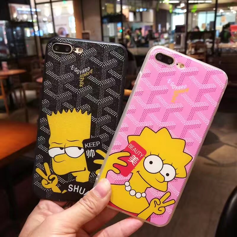 goyard simpsons iphone case