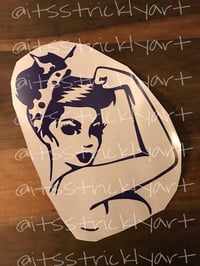 2 pack Rosie the Riviter decal
