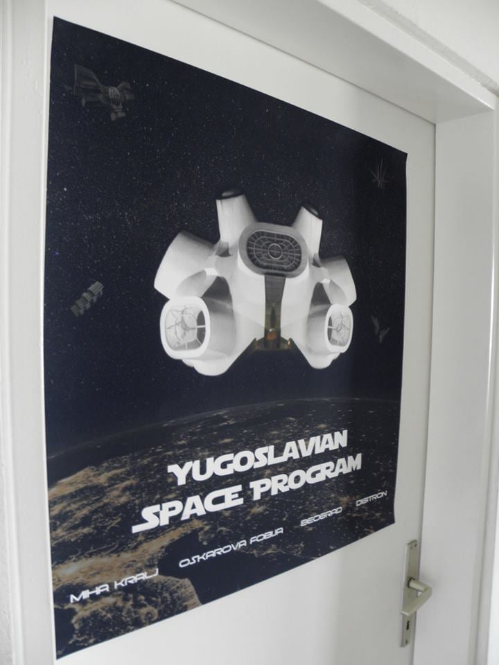 Image of Yugoslavian Space Program Poster 67cm X 70cm, free packing material, 5 EUR shipping with tracking