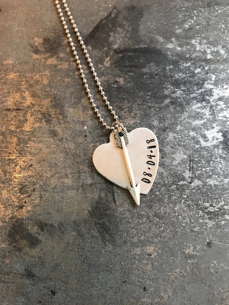 Image of Heart Arrow Necklace