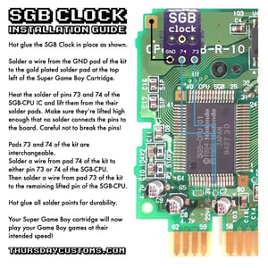 Image of SGB Clock Fix
