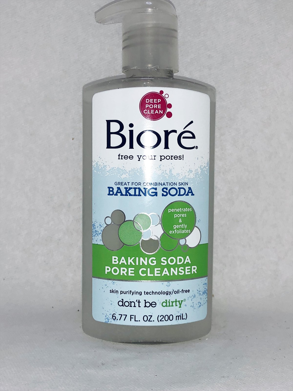 biore baking soda pore cleanser