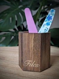 Image 3 of Wooden Hexagon Tool Cup