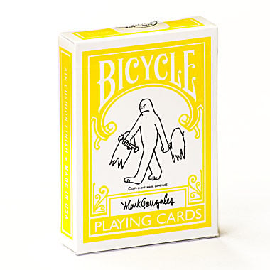 Image of "MARK GONZALES GONZ" BICYCLE PLAYING CARDS