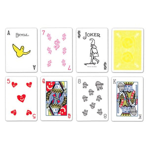 Image of "MARK GONZALES GONZ" BICYCLE PLAYING CARDS