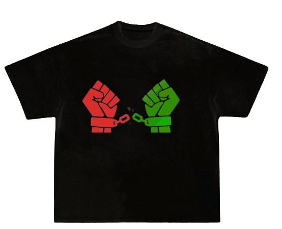 Image of  Pre-Order: Never Give Up Juneteenth Celebration T-Shirt