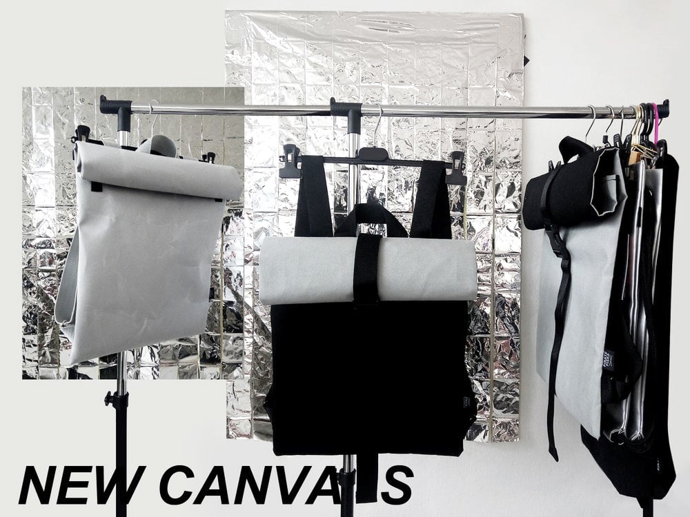 Image of BLACK ON GREY /NEW CANVAS