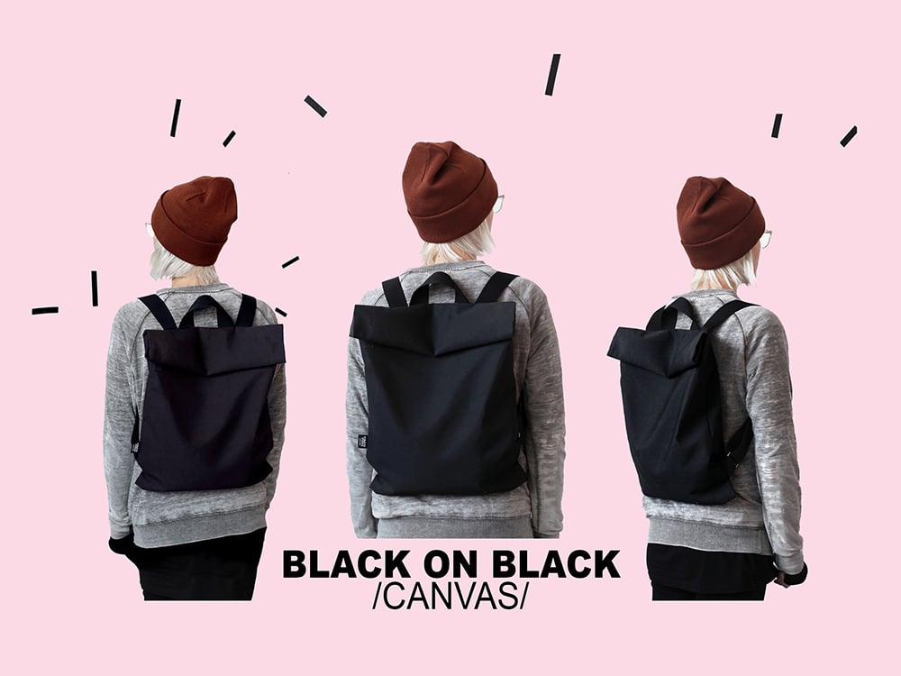 Image of BLACK ON BLACK /canvas
