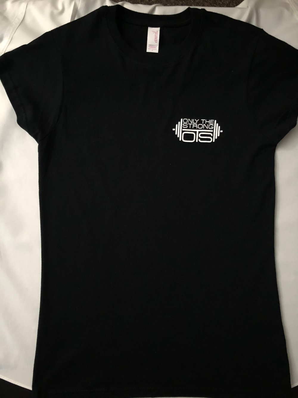 Image of Women's Tee- Only The Strong - Black