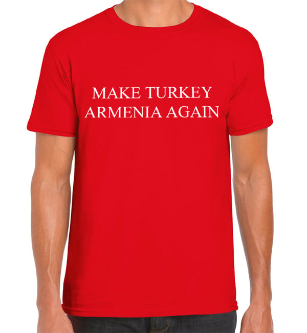 Image of Make Turkey Armenia Again shirt - Red