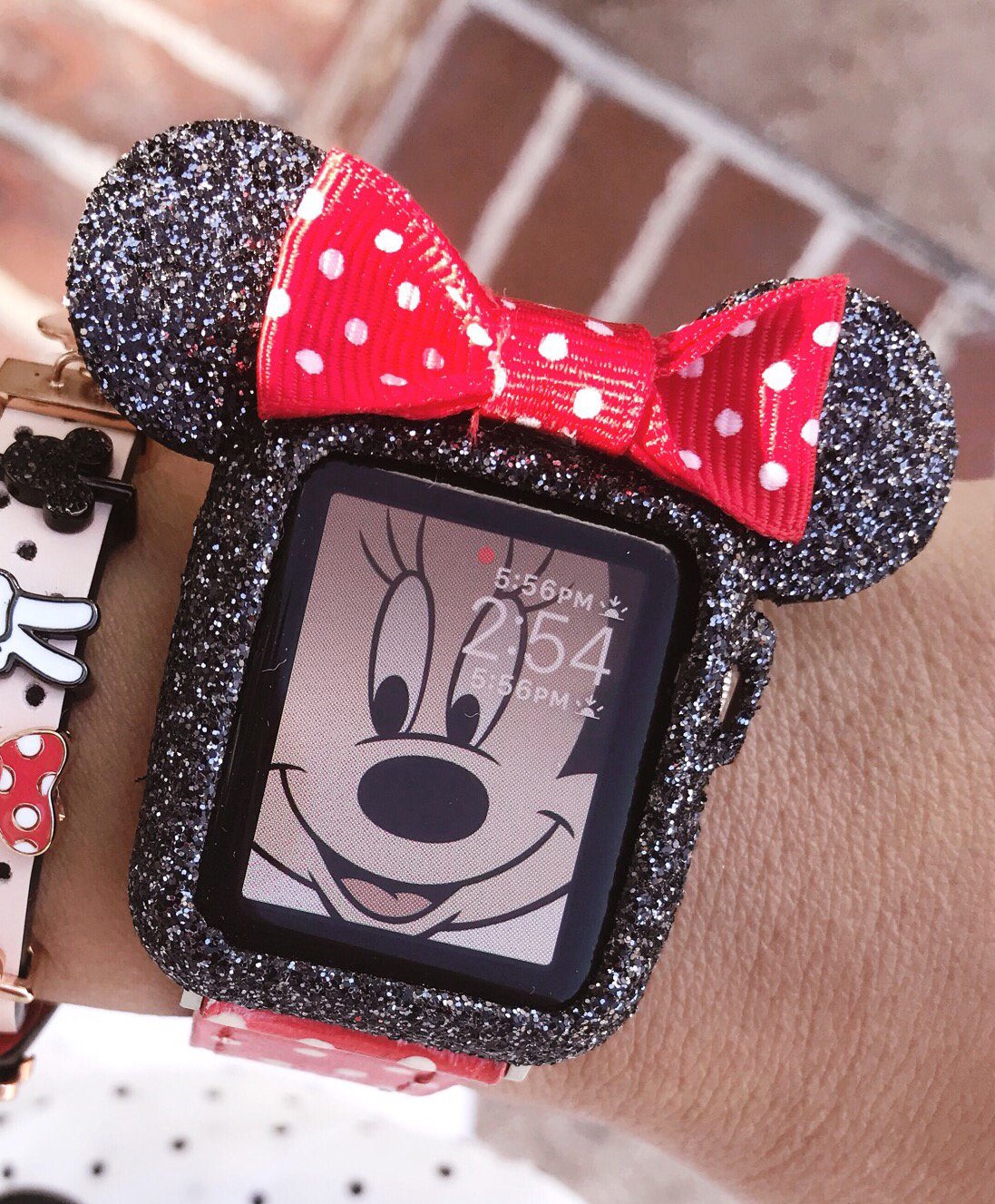 Image of Mickey mouse Apple Watch case Black for mickey mouse apple watch band