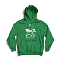 Image 4 of Travel Eat Discover Repeat logotype | Hoodie