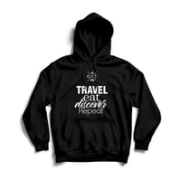 Image 3 of Travel Eat Discover Repeat logotype | Hoodie