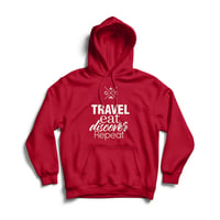 Image 5 of Travel Eat Discover Repeat logotype | Hoodie