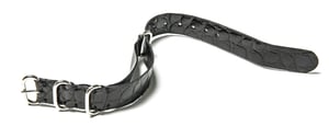 Image of Black Alligator NATO strap