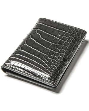 Image of Dark Grey Alligator Bifold n°8