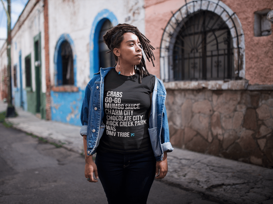 Image of DMV 'WHERE I'M FROM' TSHIRT