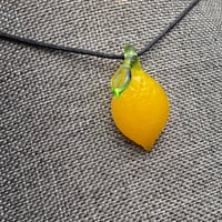 Image 1 of Fruit and Veggie Pendant 16 Lemon