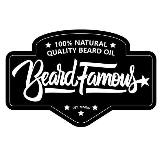 Image of Beard Famous Beard Oil Sticker