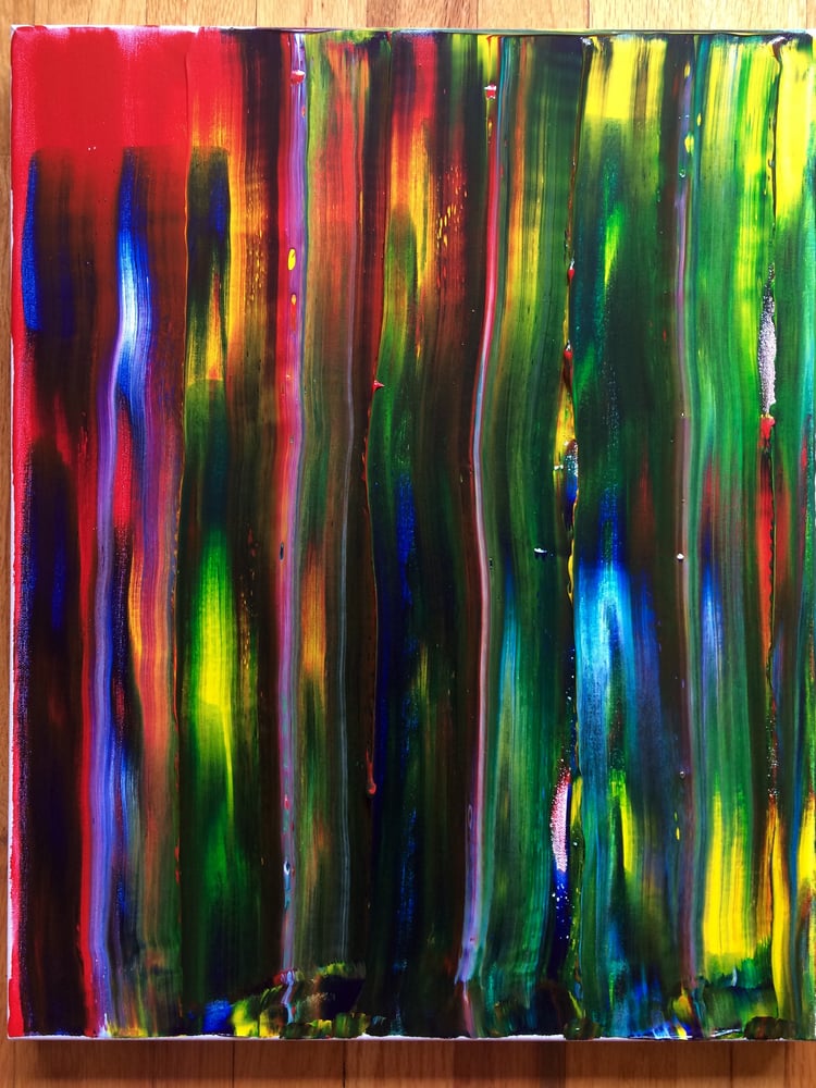 Image of Rainbow Gum (Eucalyptus Deglupta) 16"x20"