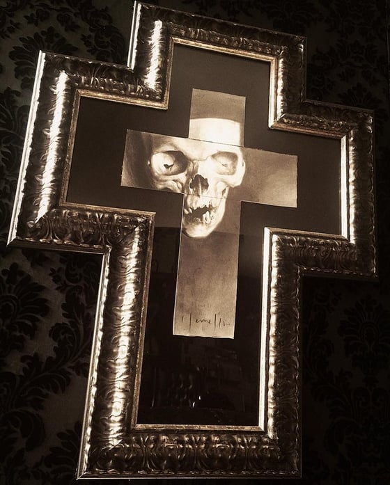 Image of 'THE GIFT OF SIN' - Framed Miniature Open Edition Print