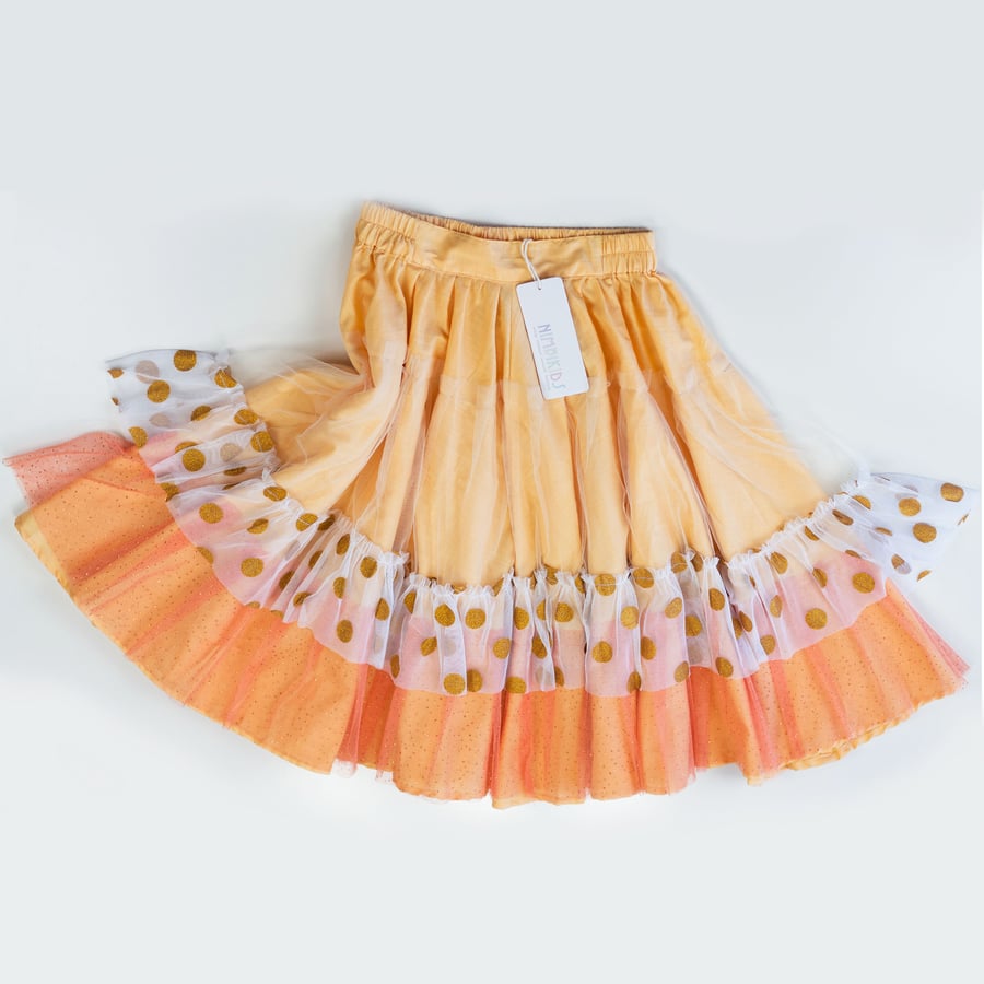 Image of Wonderland Tulle Skirt - Peach