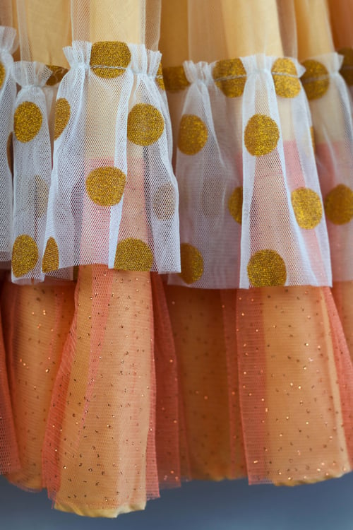 Image of Wonderland Tulle Skirt - Peach