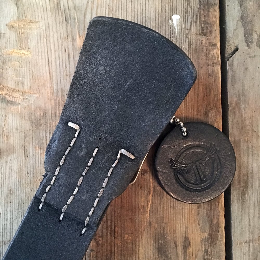 Image of THEDI LEATHERS BELT SLIM BLACK