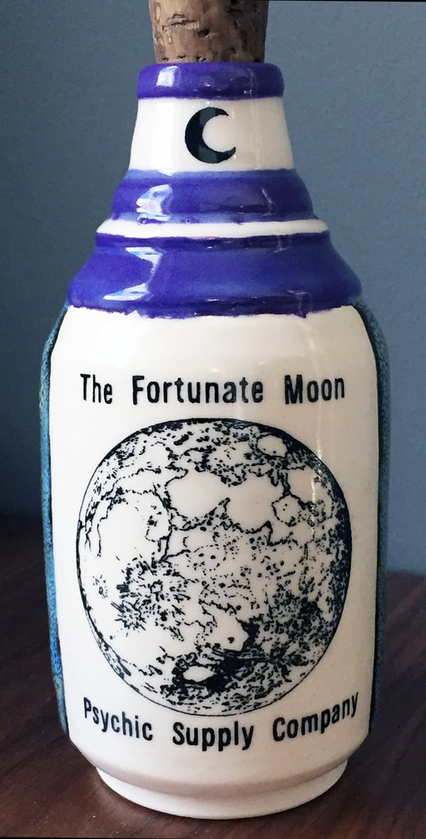 Image of Ceramic Bottle 28 - Fortunate Moon