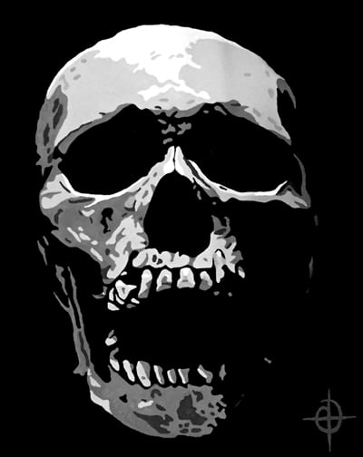 Image of screaming skull