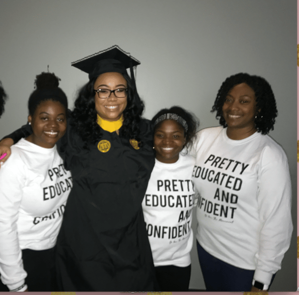 Image of Pretty Educated and Confident Crewneck/T-Shirt