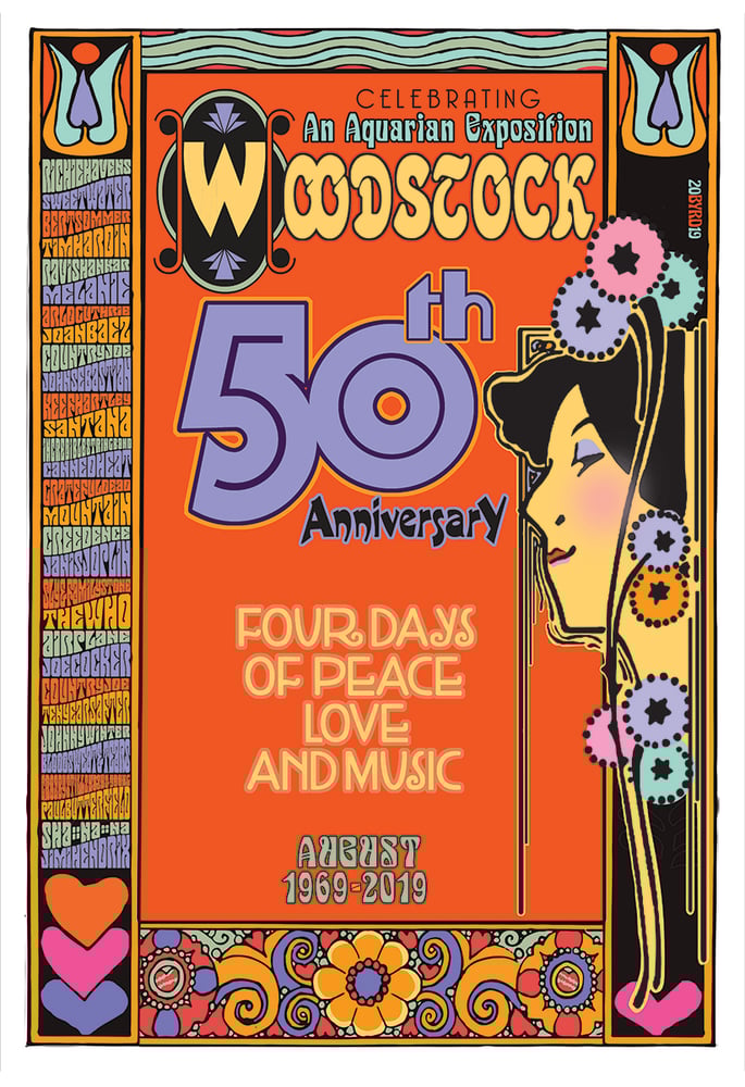 Image of WOODSTOCK Music & Art Fair 50th Anniversary V#2