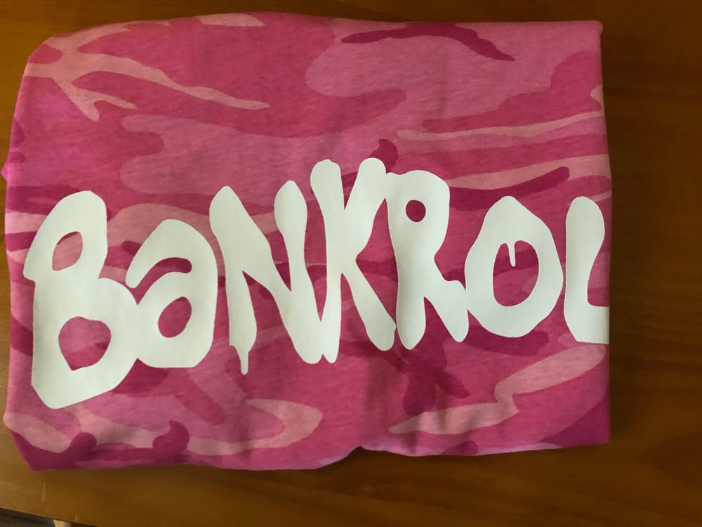 Image of Bankrol Camo Pink T-Shirt
