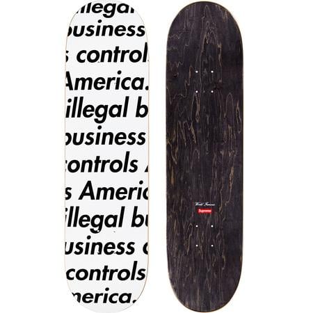 Image of Supreme "Illegal Business" Deck