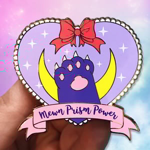 Image of Mewn Prism Power Hard Enamel Pins